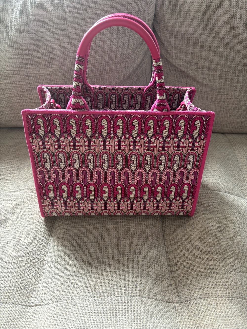Furla Small Fuschia Opportunity Tote